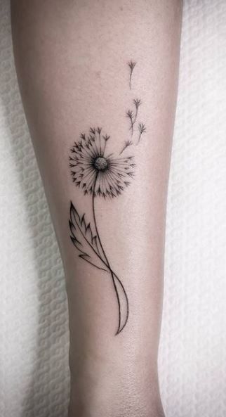 Dandelion Tattoo 24 Ideas 2025 with Fine Line, Fairy Blowing, Tiny Black and White Designs