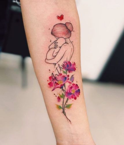 Mom Tattoos Ideas 2025: Fresh Tattoos Ideals of Daughter, Son, Traditional, Simple, and Grief Inkige