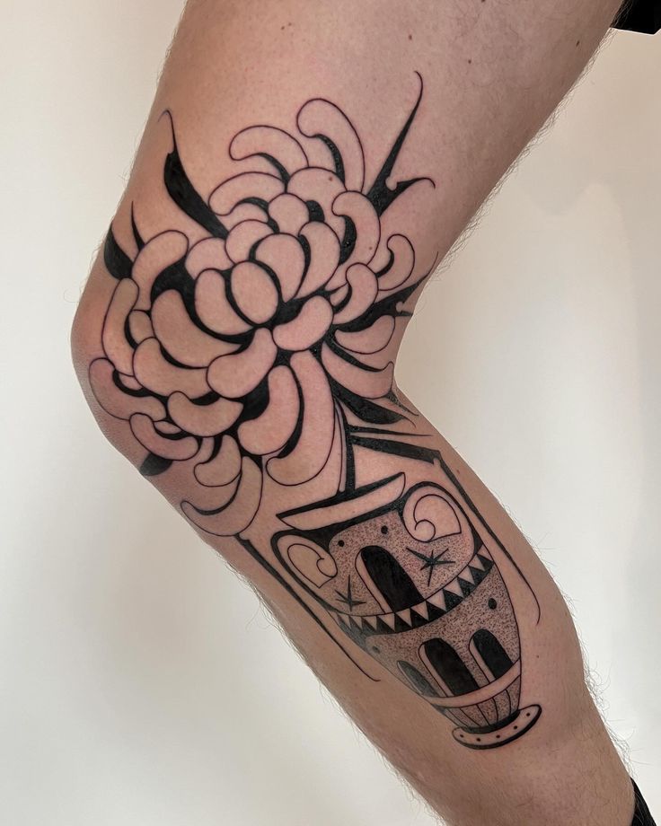 32 Chrysanthemum Tattoo Ideas 2025: Japanese Traditional, Fineline, Sleeve, Stencil, Red And Black