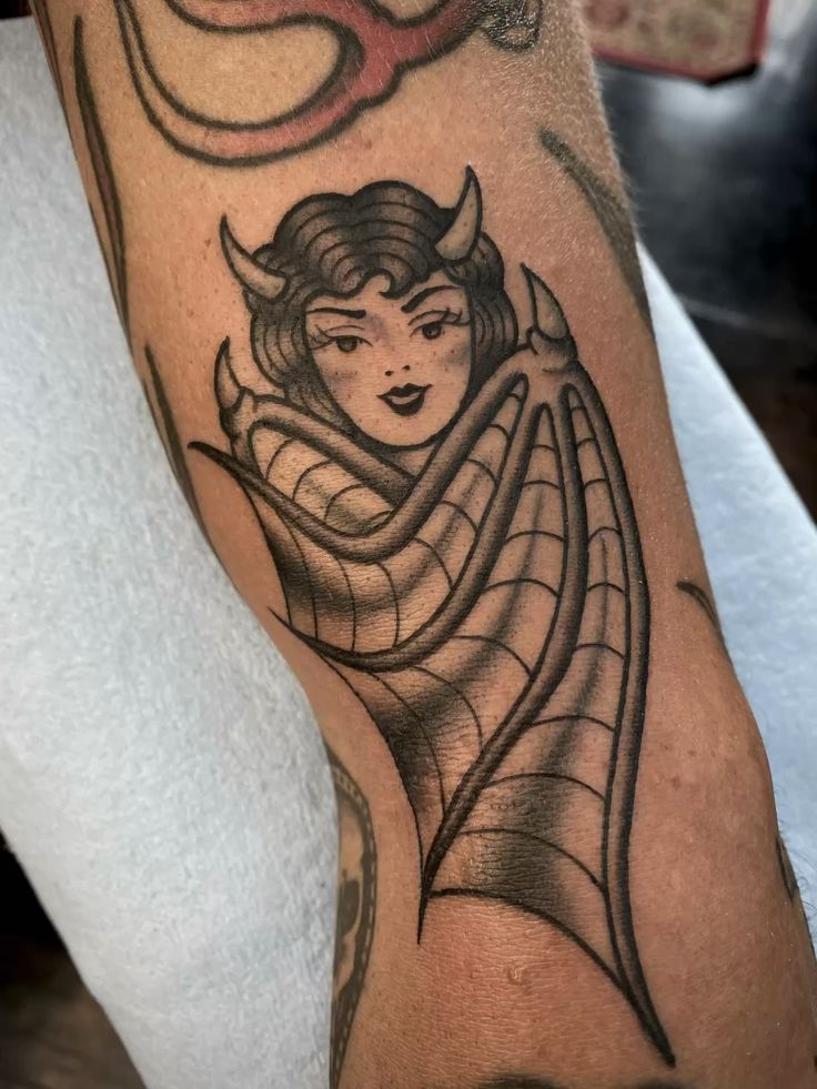 Bat Tattoo 25 Ideas in 2025 – A Collection of Stencil, Gothic, Old School, and Simple Arm and Chest Tattoos