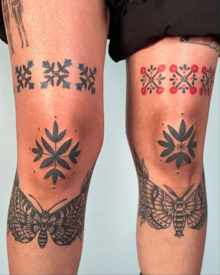 29 Unique Knee Tattoo Ideas 2025: Traditional, Japanese, Gothic, Flower, Skull on Moth, Symmetrical Designs