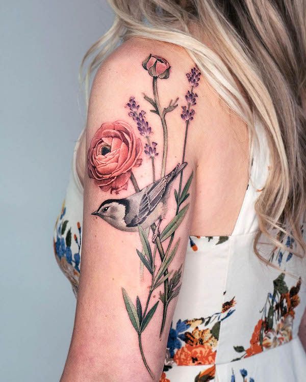 26 Shoulder Tattoo Ideas 2025 Women and Men &#8211; Ornamental, Fine Line, Eagle, Stencil, and More