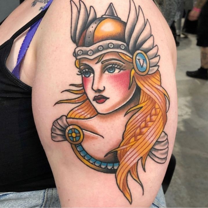 27 Norse Mythology Tattoo Valkyries Ideas Featuring Female Warriors &#038; Symbolic Designs