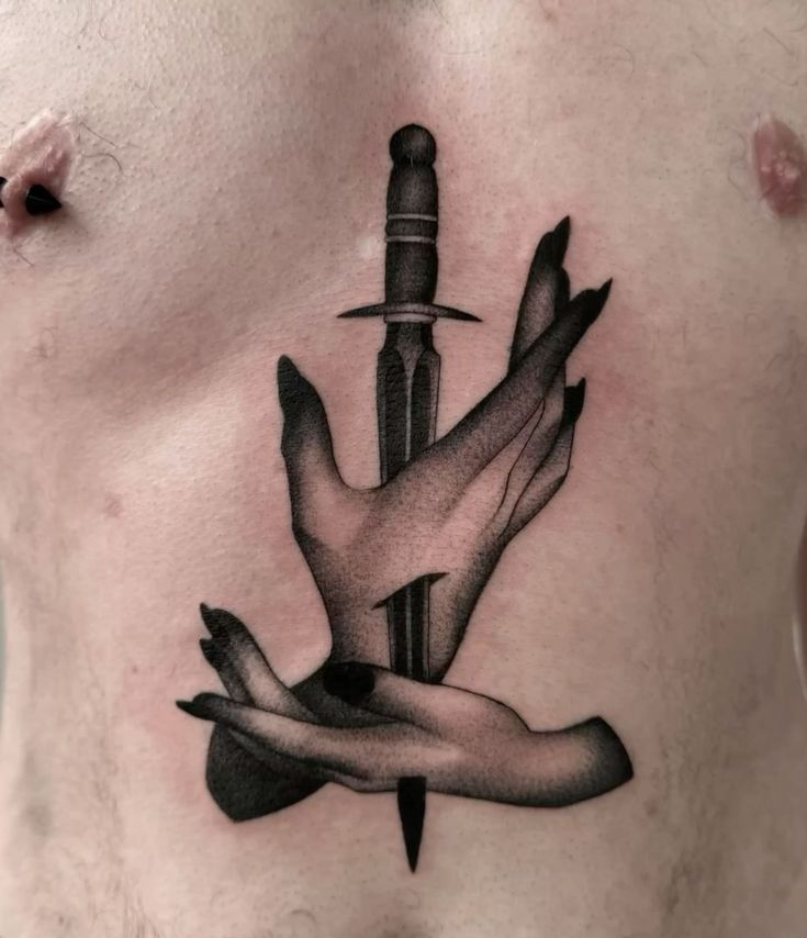 30 Dagger Tattoo Ideas 2025: Neotraditional, Fine Line, Gothic, Butterfly, Panther, Fantasy Designs