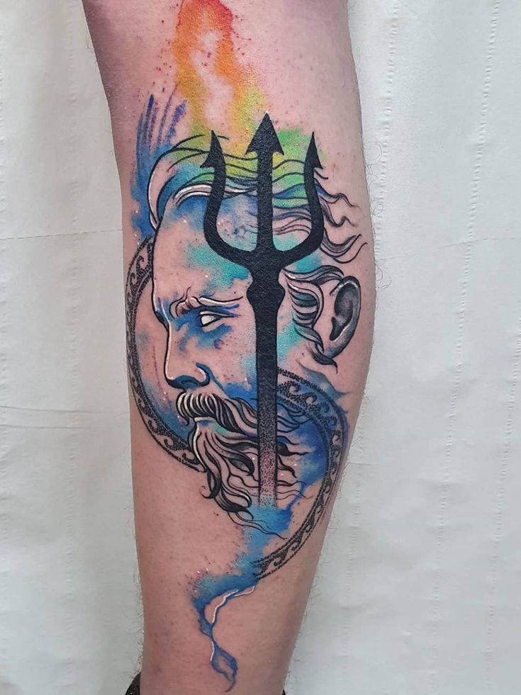 Poseidon Tattoo 26 Ideas 2025: Powerful Greek Mythology Designs for Men Featuring Sleeve