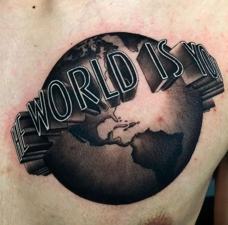25 The World Is Yours Tattoo Ideas 2025: Scarface Designs, Forearm, Leg &#038; Women Tattoos