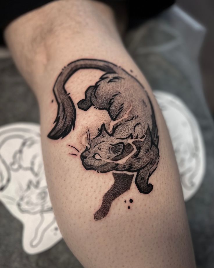 Here Are 28 Cat Tattoo Ideas to Consider in 2025 for Women and Men: Minimalist, Funny, Gothic