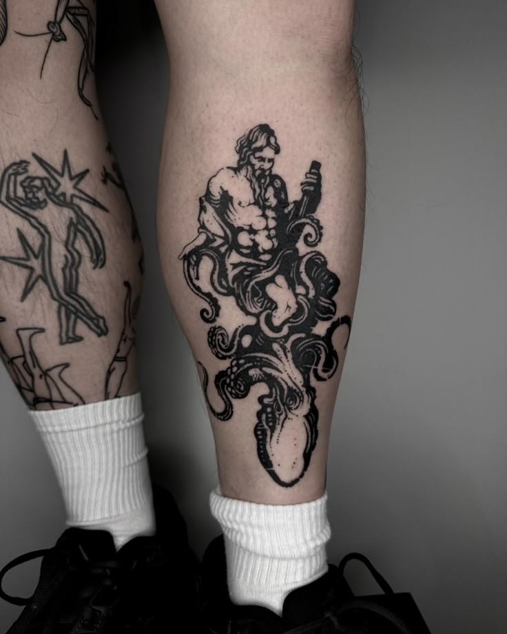 Poseidon Tattoo 26 Ideas 2025: Powerful Greek Mythology Designs for Men Featuring Sleeve