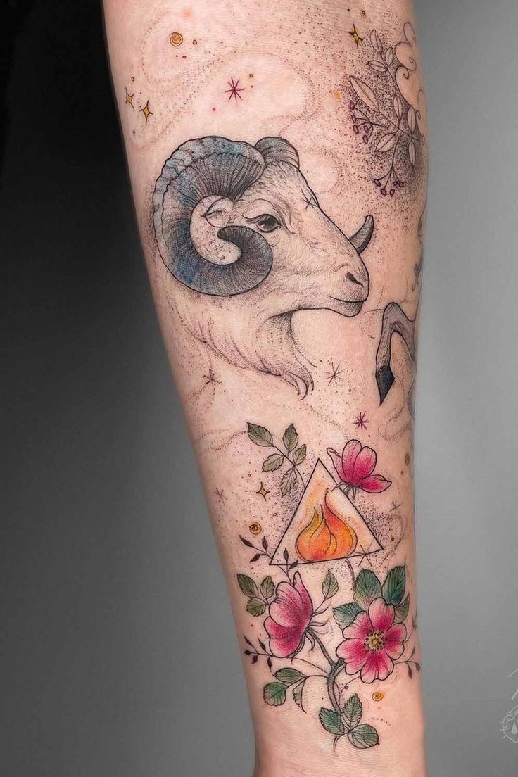 25 Aries Tattoo Ideas 2025 for Men &#038; Women – Unique Minimalist Designs, Zodiac Symbols
