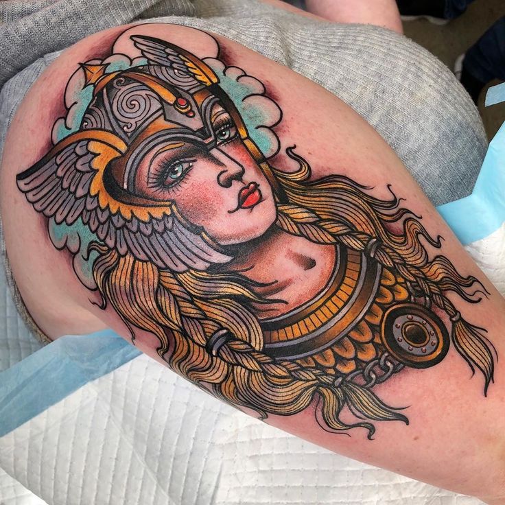 27 Norse Mythology Tattoo Valkyries Ideas Featuring Female Warriors &#038; Symbolic Designs