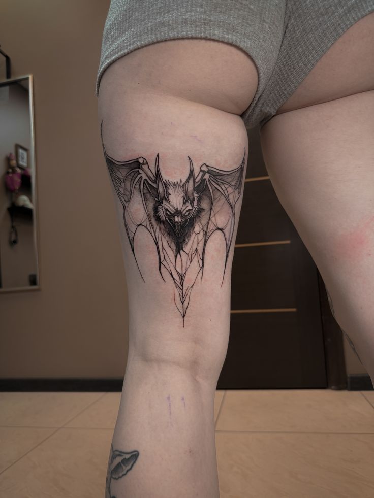 Bat Tattoo 25 Ideas in 2025 – A Collection of Stencil, Gothic, Old School, and Simple Arm and Chest Tattoos
