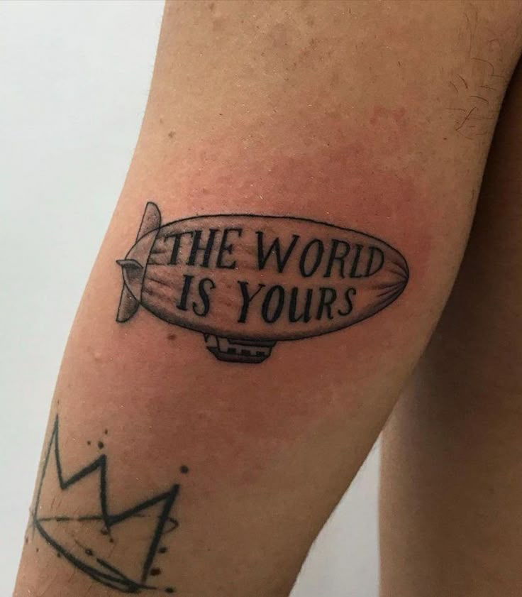 25 The World Is Yours Tattoo Ideas 2025: Scarface Designs, Forearm, Leg &#038; Women Tattoos