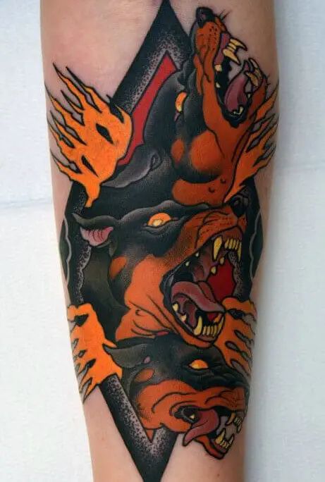 27 Cerberus Tattoo Ideas 2025 with Greek Mythology Designs for Chest, Shoulder, and Cute Styles