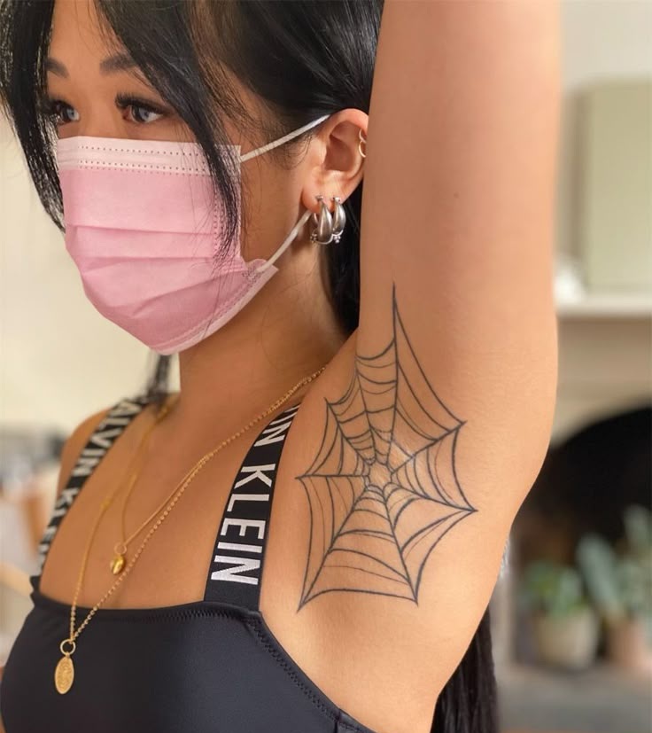 27 Spider Web Tattoo Ideas 2025 for Men and Women – Shoulder, Full Sleeve, Stencil Designs