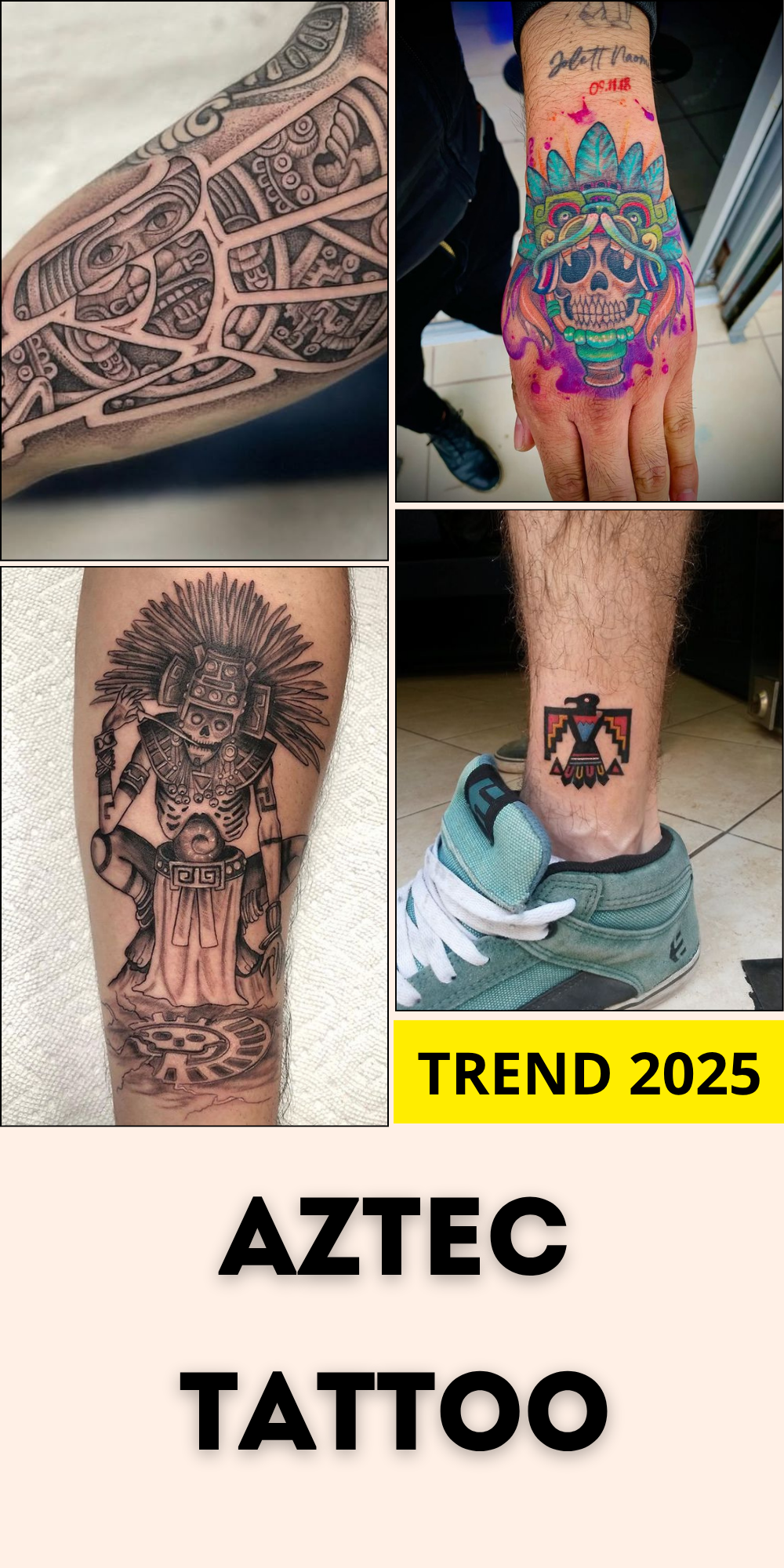 Aztec Tattoo 25 Ideas 2025: Mexican Art Traditional Designs For Men and Women