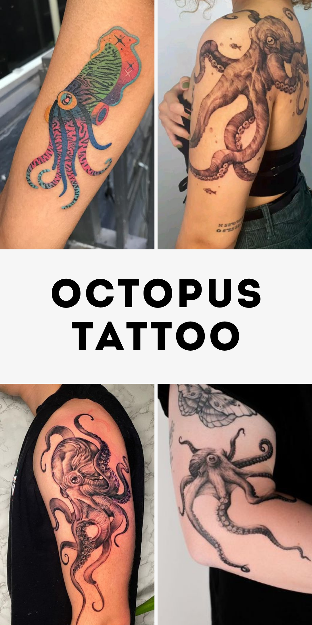 27 Octopus Tattoo Ideas 2025 for Men &#038; Women – Realistic, Sleeve, Leg, Shoulder &#038; Tiny Octopus Designs