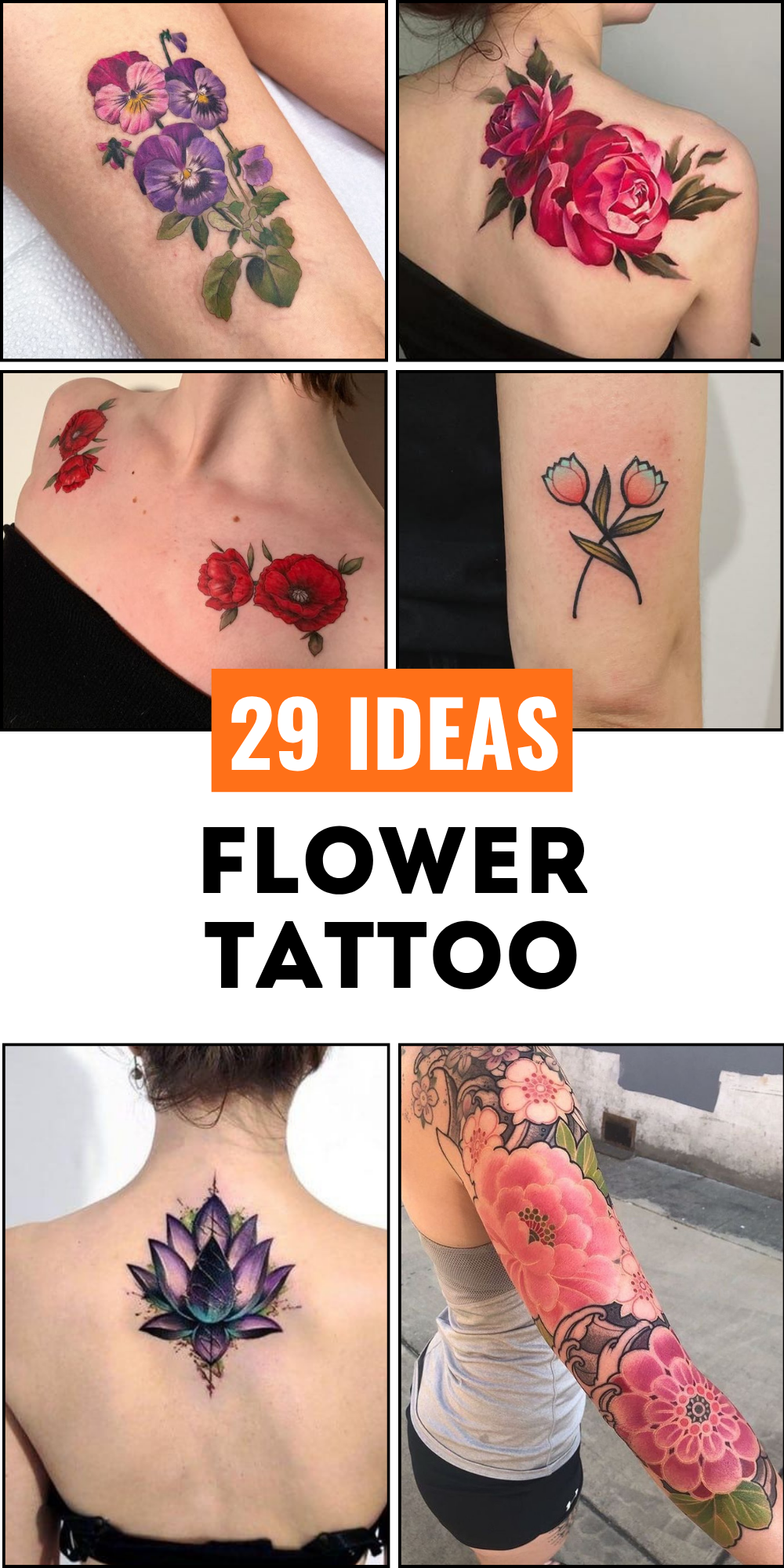 29 Flower Tattoo Ideas 2025 For Women And Men With Designs, Stencils, Gothic And Sleeve Drawings