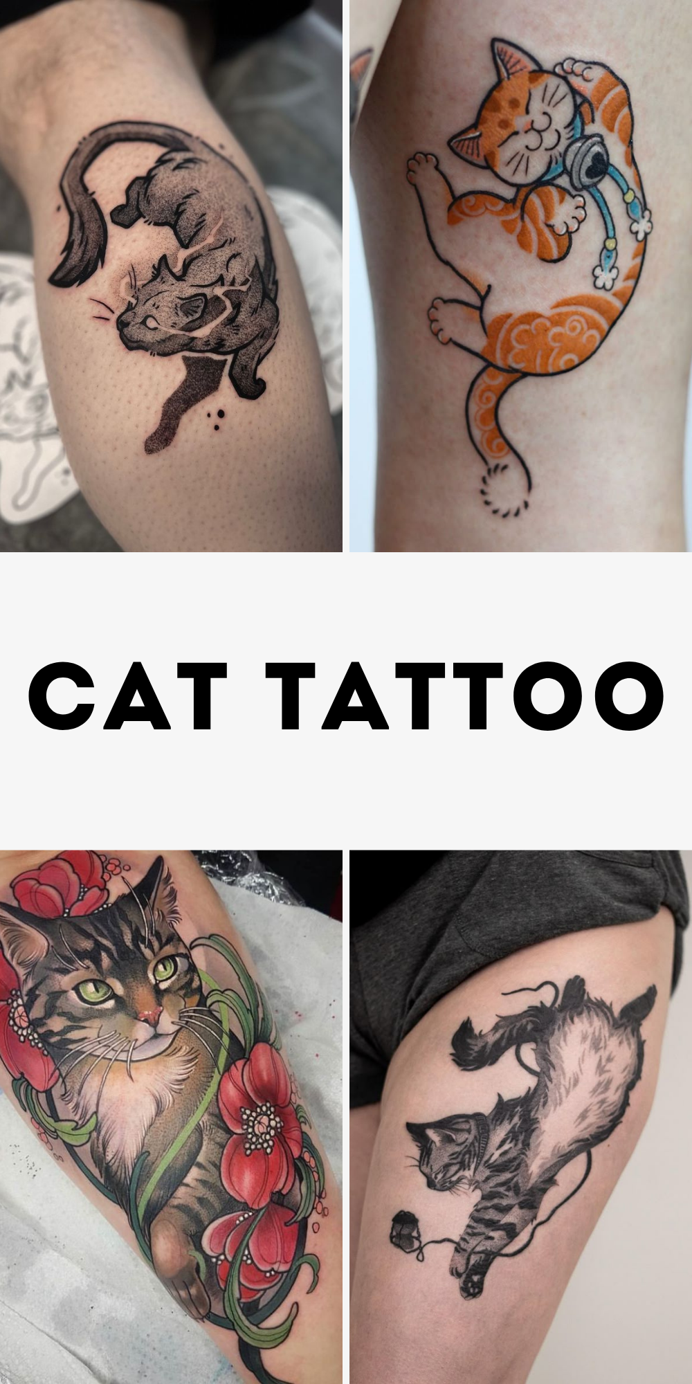 Here Are 28 Cat Tattoo Ideas to Consider in 2025 for Women and Men: Minimalist, Funny, Gothic