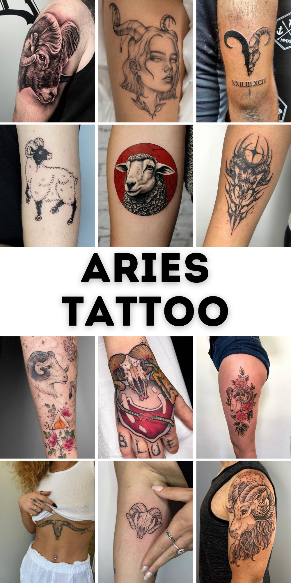 25 Aries Tattoo Ideas 2025 for Men &#038; Women – Unique Minimalist Designs, Zodiac Symbols
