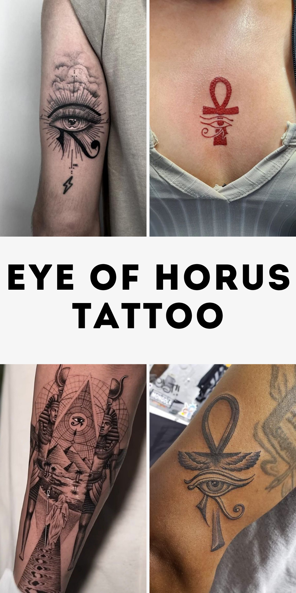 30 Eye of Horus Tattoo Ideas 2025: Design Meaning, Feminine &#038; Men Styles