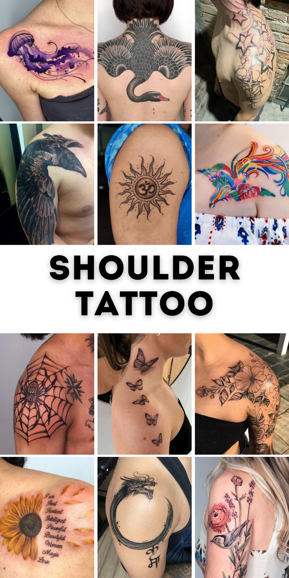 26 Shoulder Tattoo Ideas 2025 Women and Men &#8211; Ornamental, Fine Line, Eagle, Stencil, and More