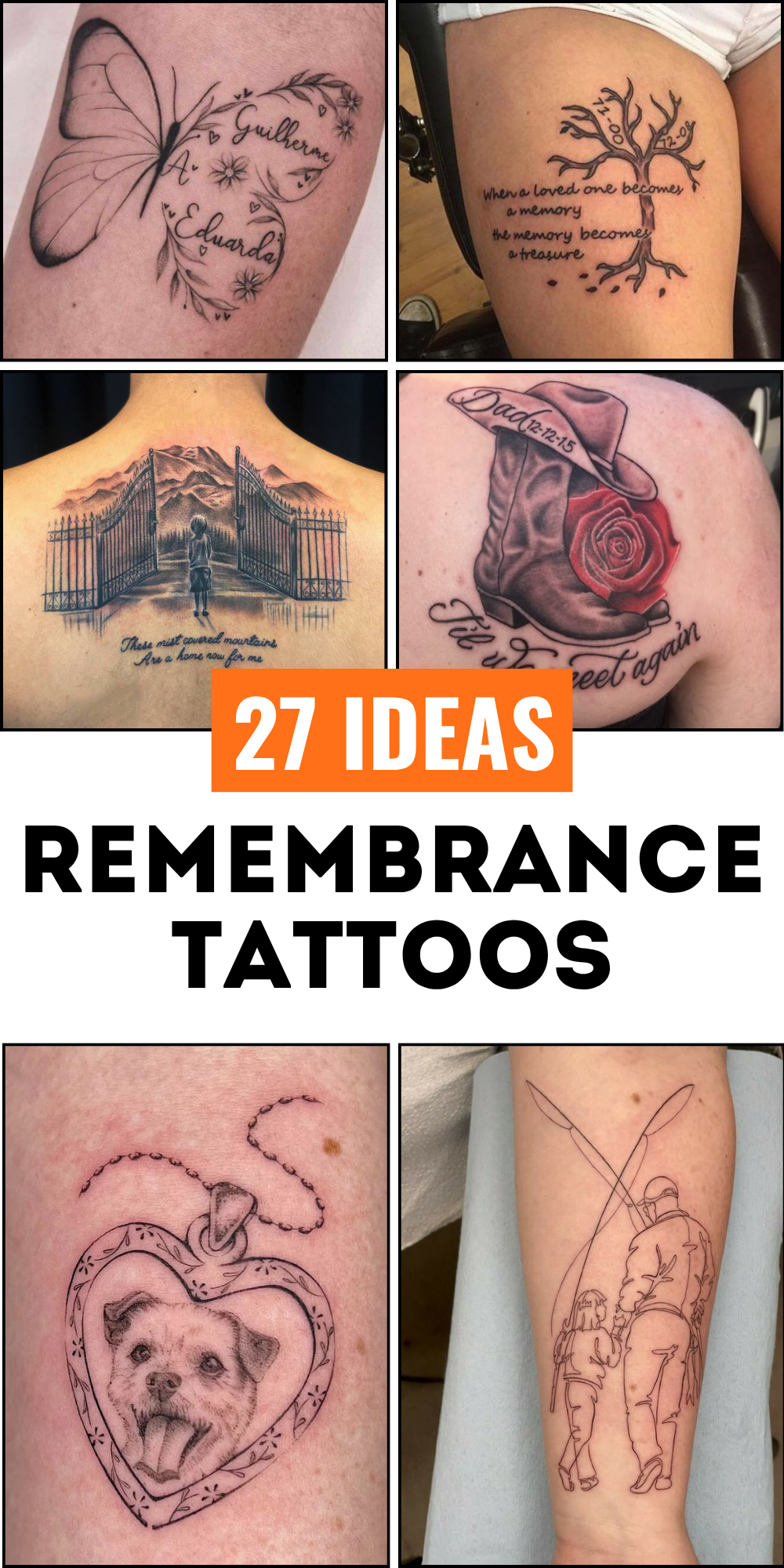 27 Remembrance Tattoos Ideas 2025 for Brother, Dog, Cat, Grandparents, Cousin, Mens &#038; More