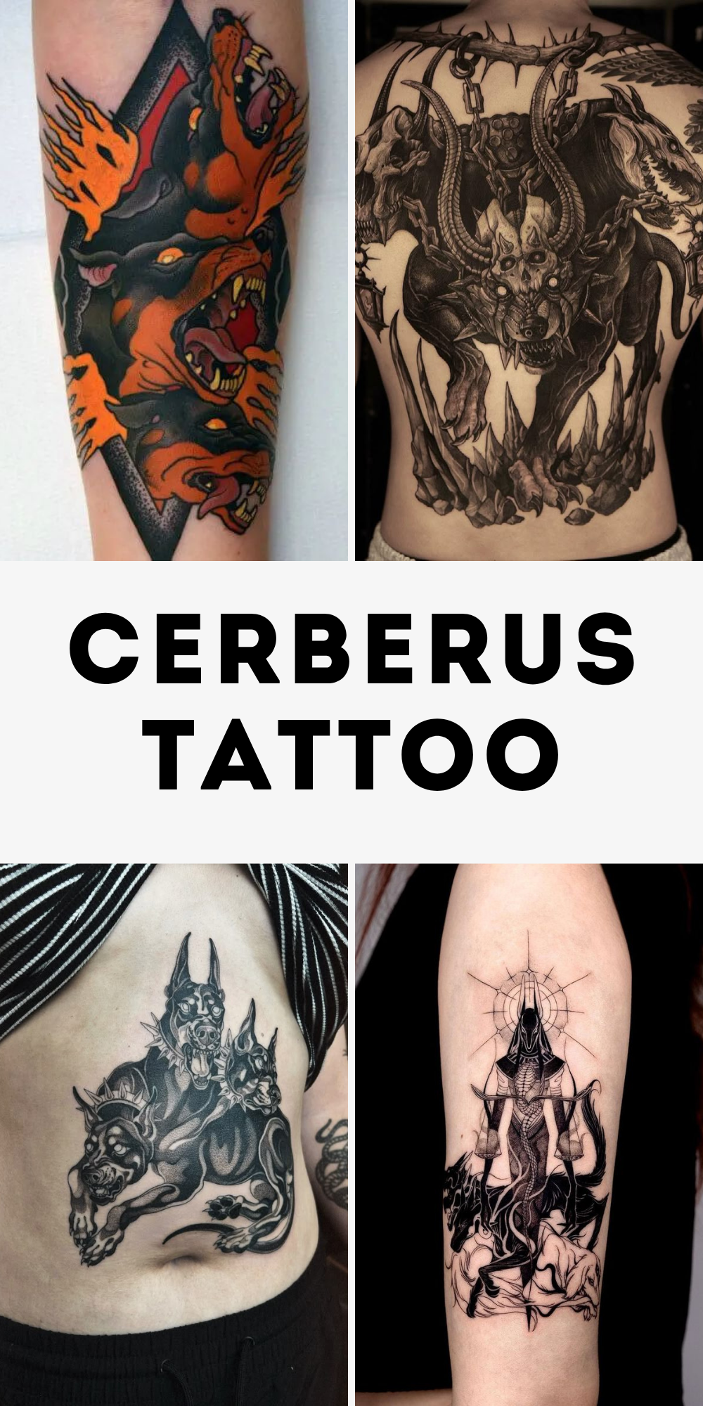 27 Cerberus Tattoo Ideas 2025 with Greek Mythology Designs for Chest, Shoulder, and Cute Styles