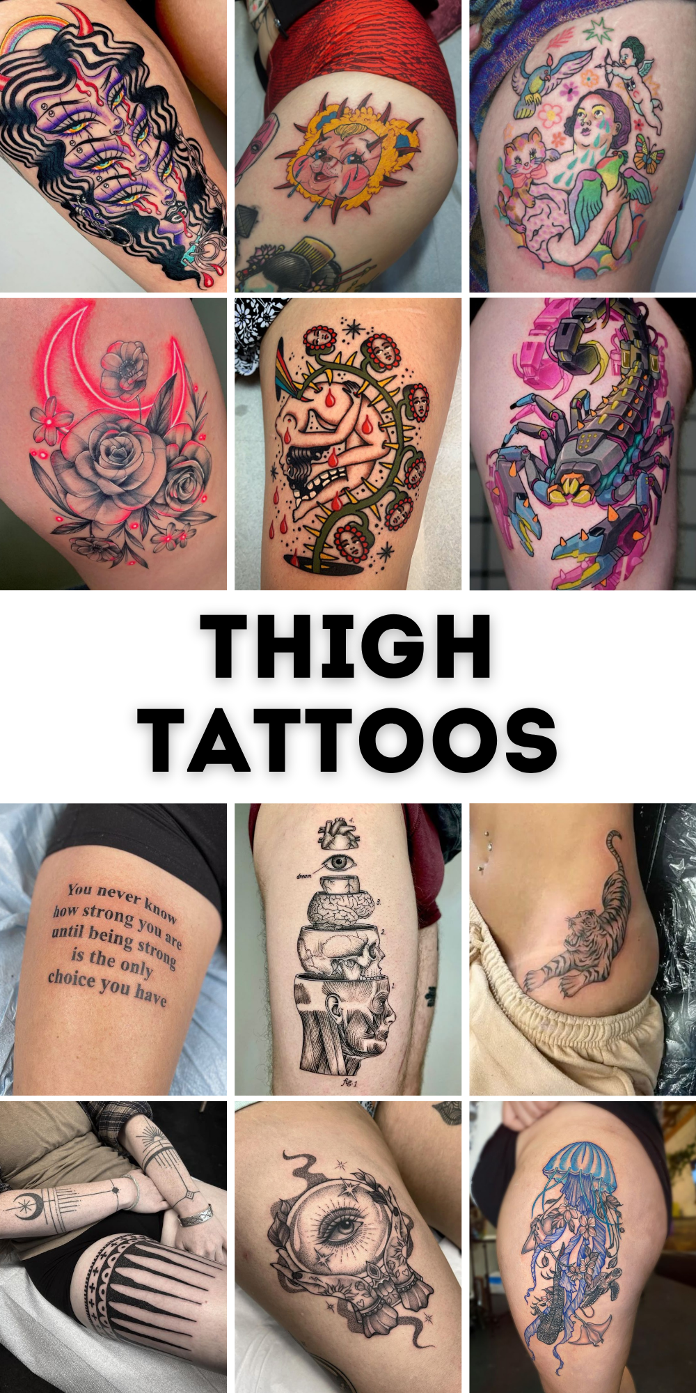25 Thigh Tattoos Ideas 2025: The Most Striking Designs to Inspire Your Next Ink