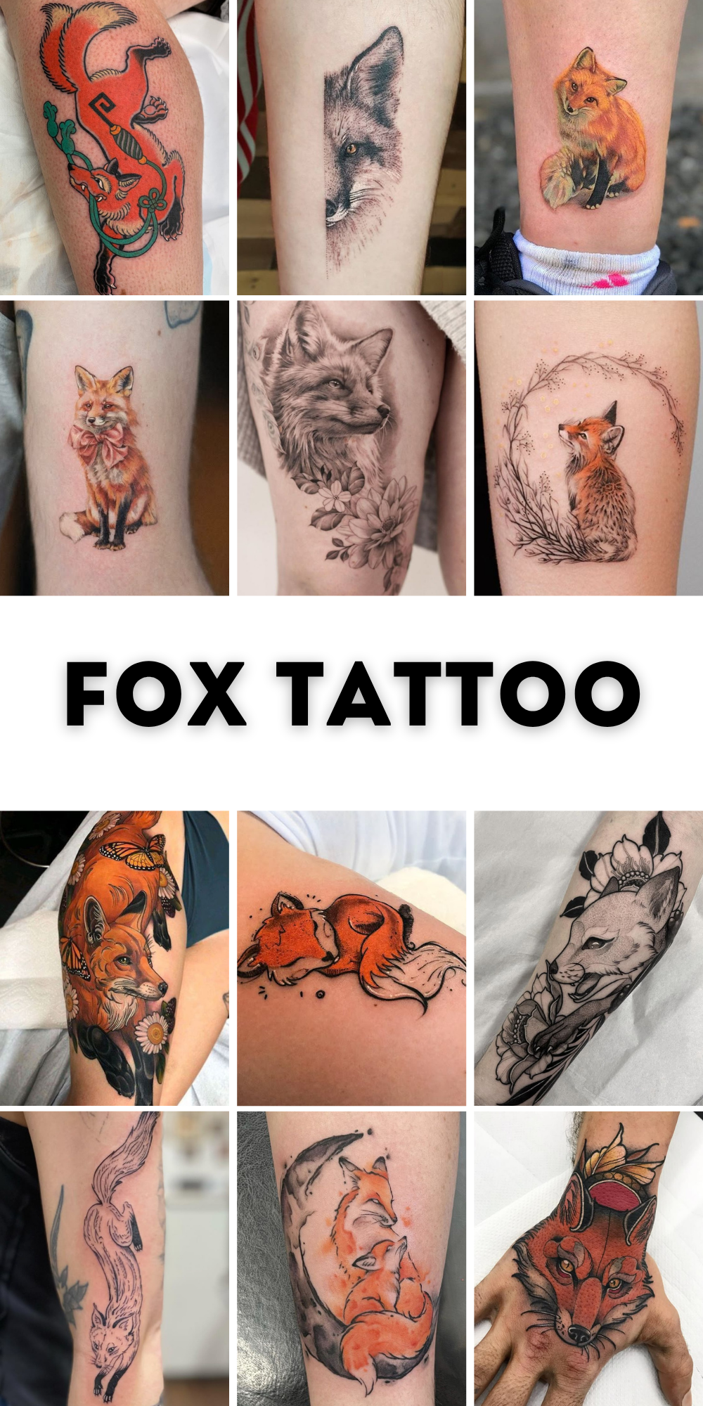 28 Fox Tattoo Ideas 2025 with Japanese Kitsune, Minimalist Sketches, Traditional Designs for Men and Women