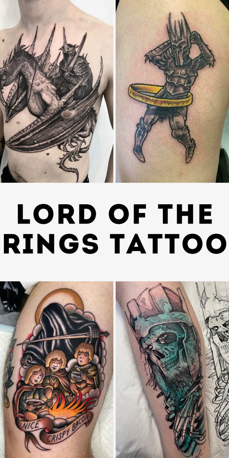 29 Lord Of The Rings Tattoo Ideas 2025: Designs, Minimalist Symbols ...
