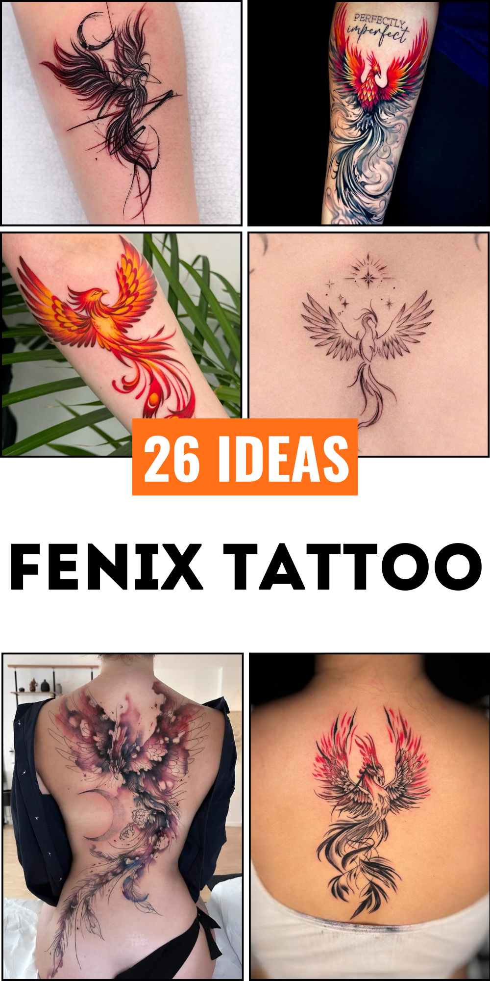 26 Fenix Tattoo Ideas 2025 for Men and Women: Feminine and Masculine Designs