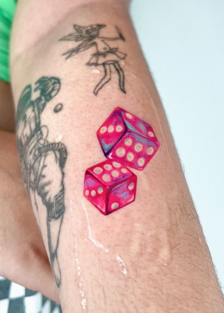 25 Dice Tattoo Ideas 2025 with Cool Flash Designs, Stencil Outlines ...