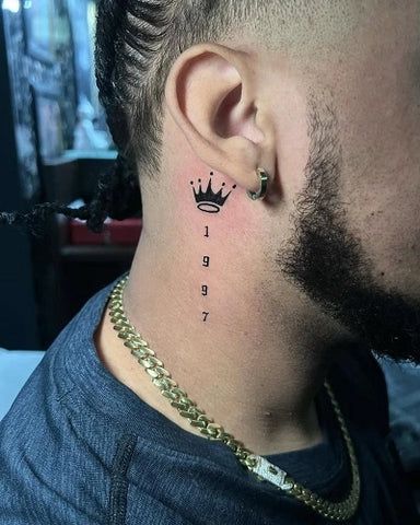 30 Behind Ear Tattoo 2025 Ideas for Men and Women – Unique, Meaningful, Minimalist, Sparkle &#038; More