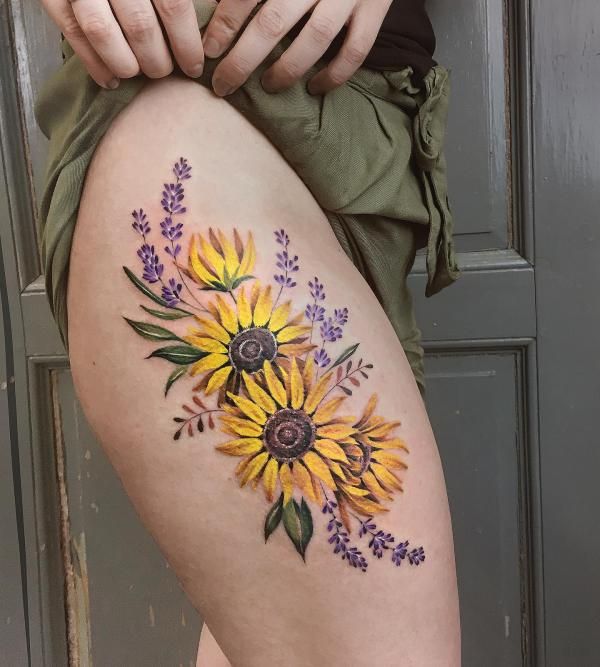 27 Lavender Tattoo Ideas 2025: Fine Line, Bee, Rosemary, Black and Grey, Minimalist, Men and Women