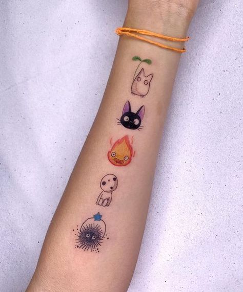 25 Studio Ghibli Tattoo Ideas 2025 – Minimalist Totoro, Spirited Away Sleeve, Howl’s Moving Castle Designs