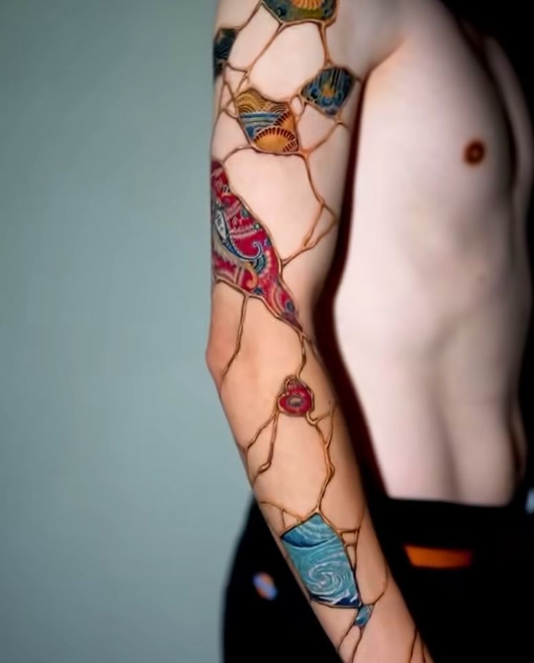 Abstract Tattoo Ideas 2025: 30 Unique Designs, Fineline, Geometric &#038; Black Work Designs