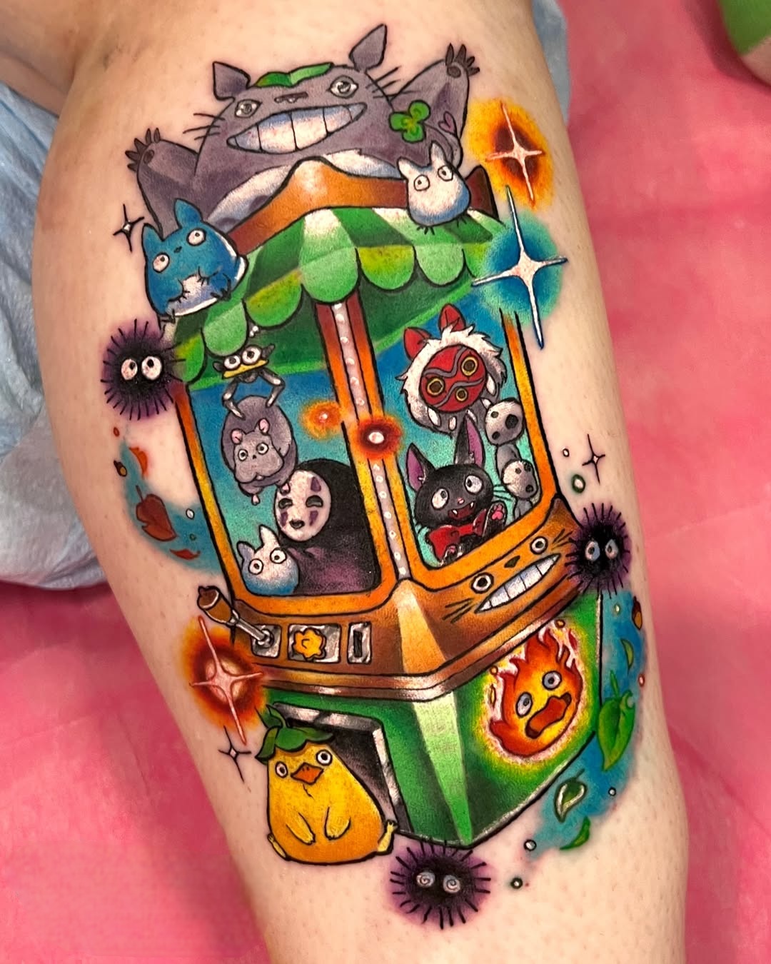 25 Studio Ghibli Tattoo Ideas 2025 – Minimalist Totoro, Spirited Away Sleeve, Howl’s Moving Castle Designs