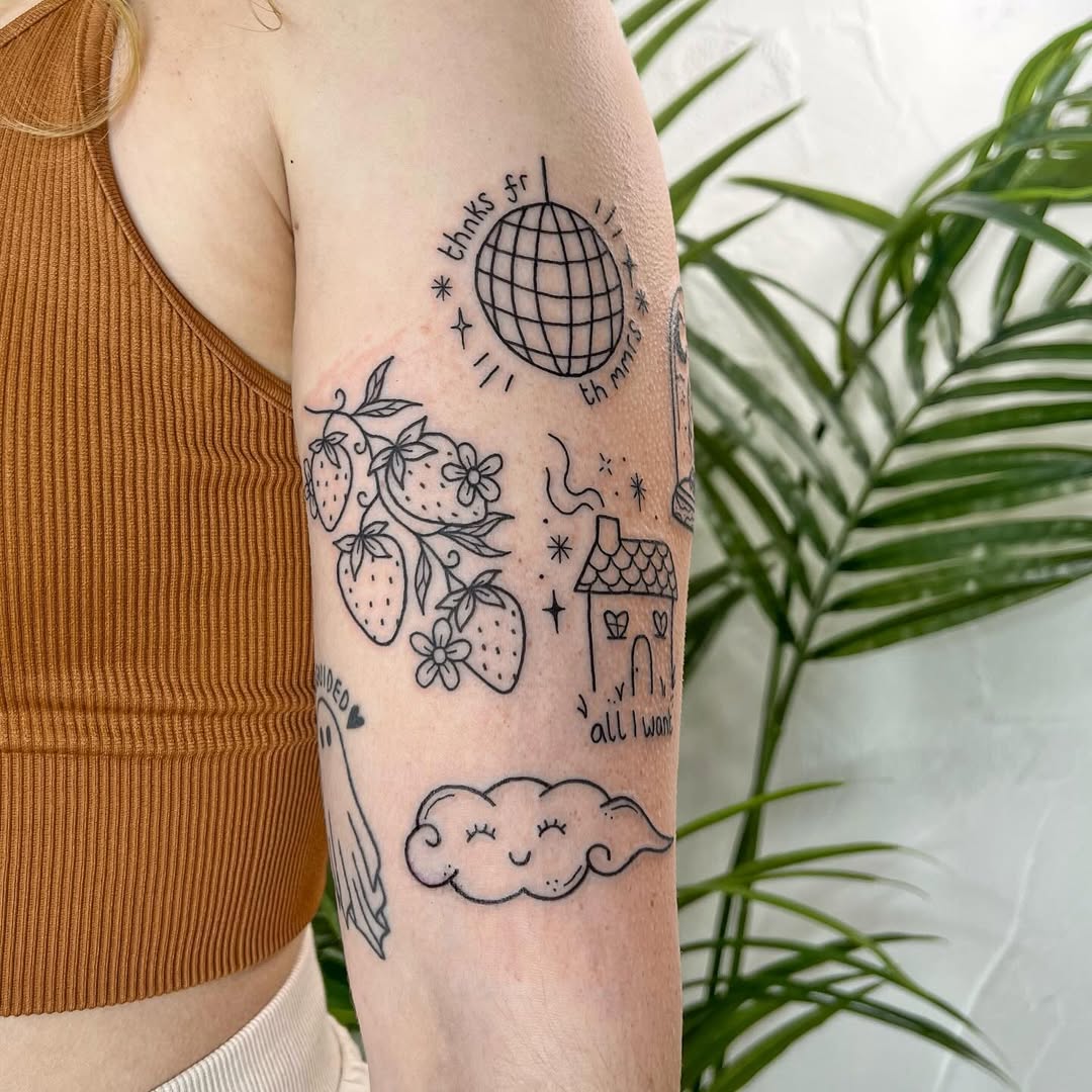 25 Patchwork Tattoo 2025 Ideas for Men and Women – Cool Arm, Sleeve, and Leg Designs