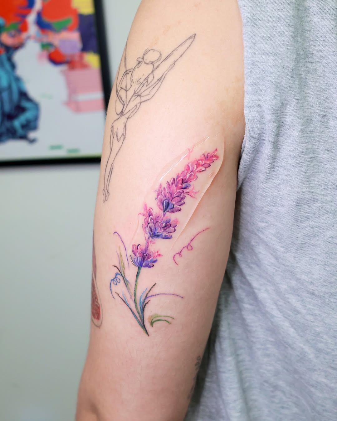 27 Lavender Tattoo Ideas 2025: Fine Line, Bee, Rosemary, Black and Grey, Minimalist, Men and Women