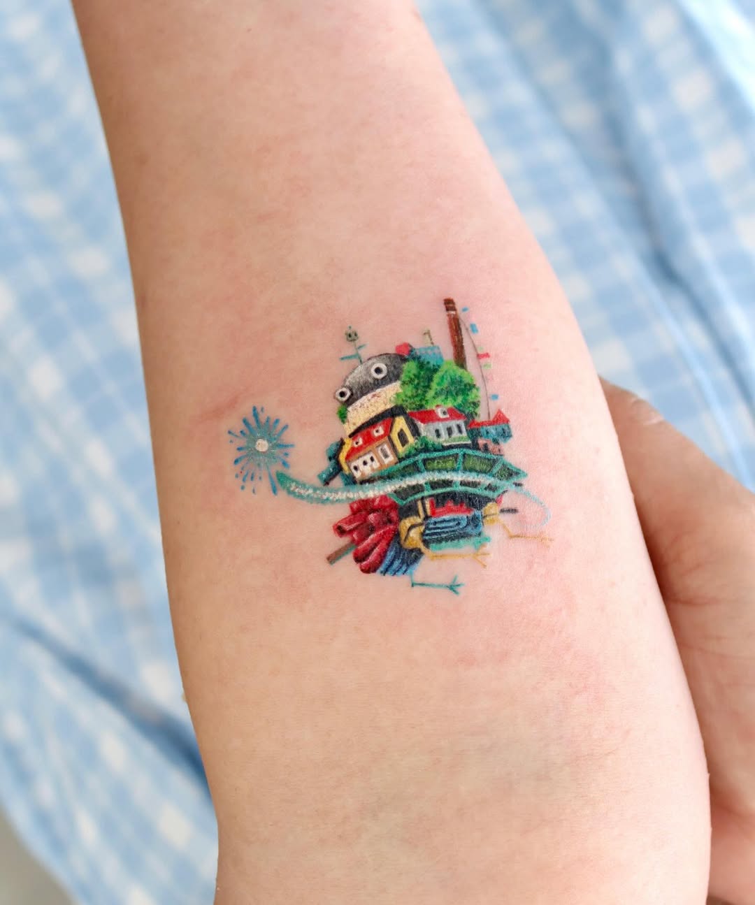 25 Studio Ghibli Tattoo Ideas 2025 – Minimalist Totoro, Spirited Away Sleeve, Howl’s Moving Castle Designs