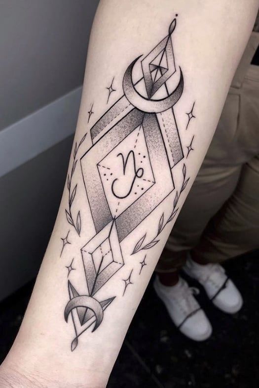 26 Capricorn Tattoo Ideas 2025 That Blend Zodiac Symbolism With Unique Designs