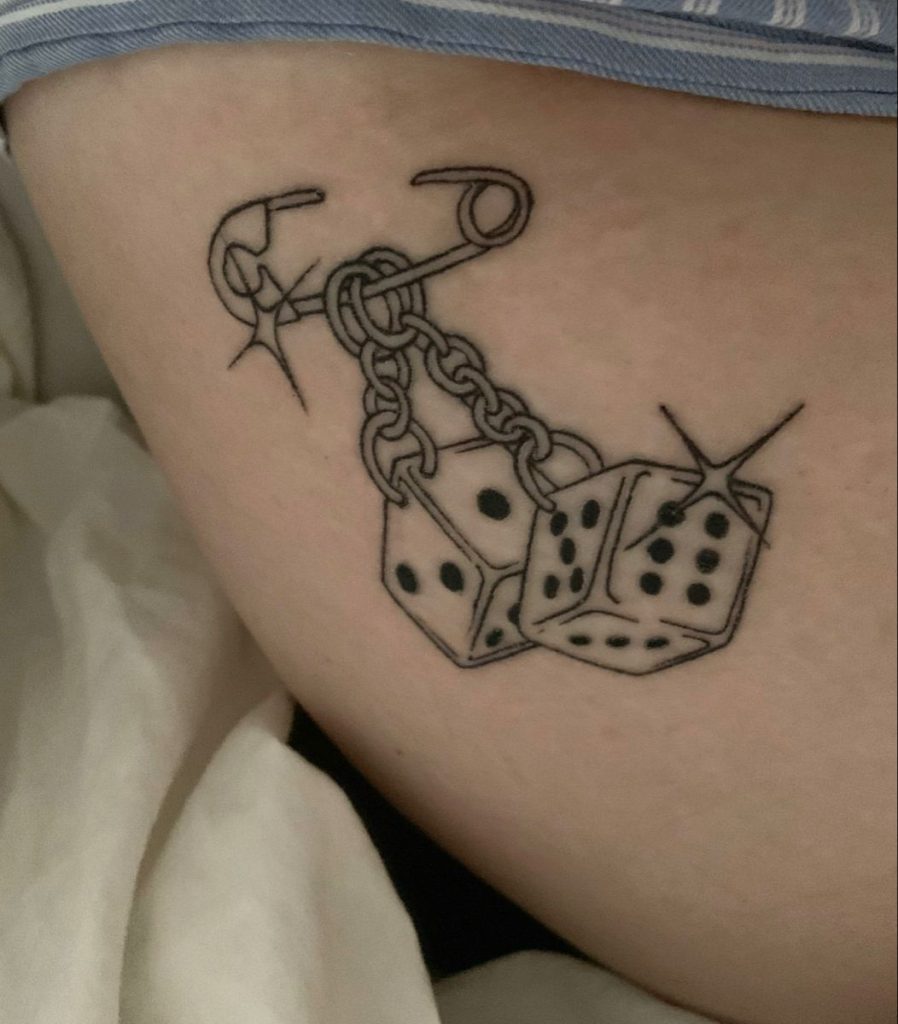 25 Dice Tattoo Ideas 2025 with Cool Flash Designs, Stencil Outlines ...