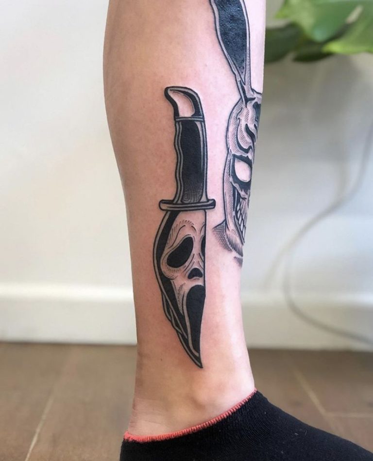 26 Ghostface Tattoo Ideas 2025 for Women and Men – Sleeve, Simple, and More