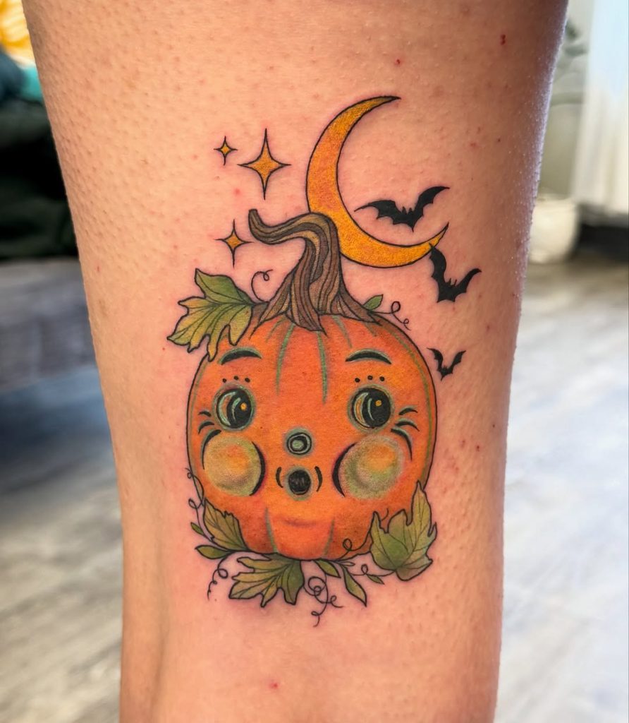 28 Pumpkin Tattoo Ideas 2025 – Cute, Scary, Flash & Traditional Designs