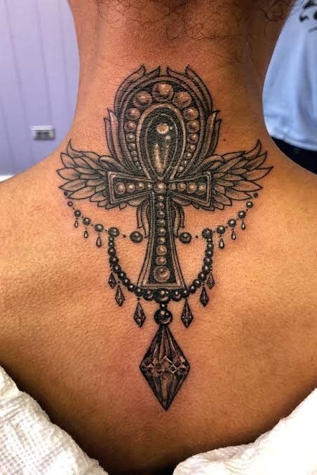 27 Ankh Tattoo Ideas 2025 with Eye of Horus, Spine, Chest, Minimalist Symbolic Ink