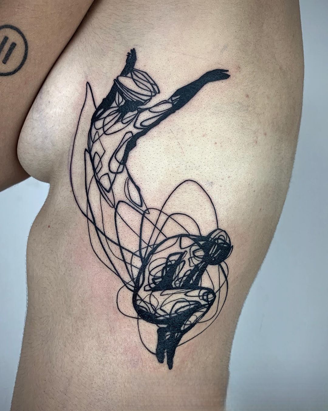 Abstract Tattoo Ideas 2025: 30 Unique Designs, Fineline, Geometric &#038; Black Work Designs