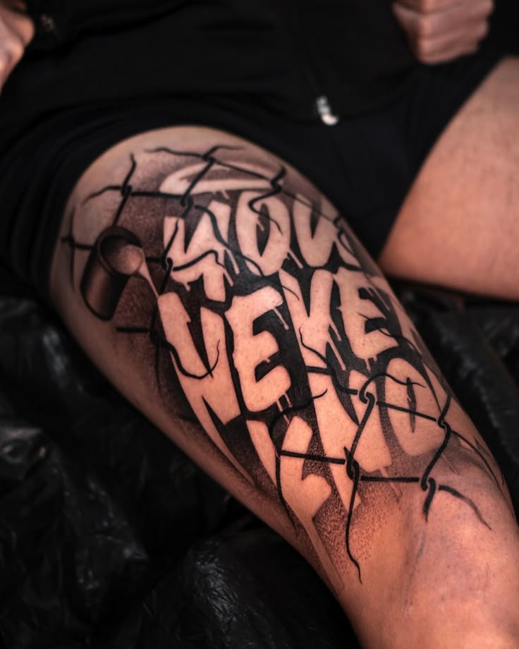 26 Lettering Tattoo Ideas 2025 for Men: Bold Fonts, Chicano, Japanese, Vertical, Fine Line &#038; More