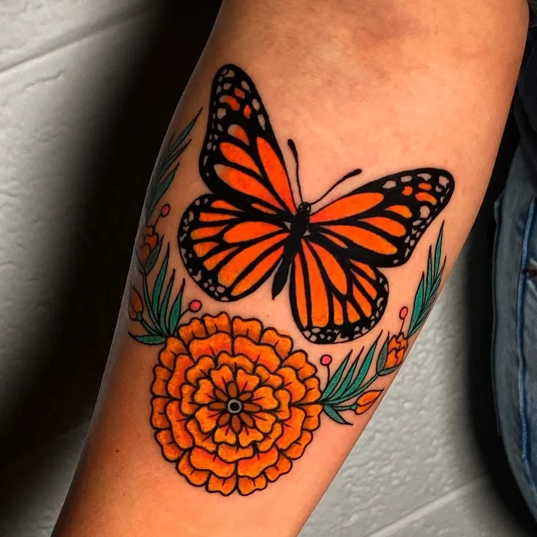 28 October Birth Flower Tattoo 2025: Marigold &#038; Cosmos-Inspired Designs That Bloom with Meaning