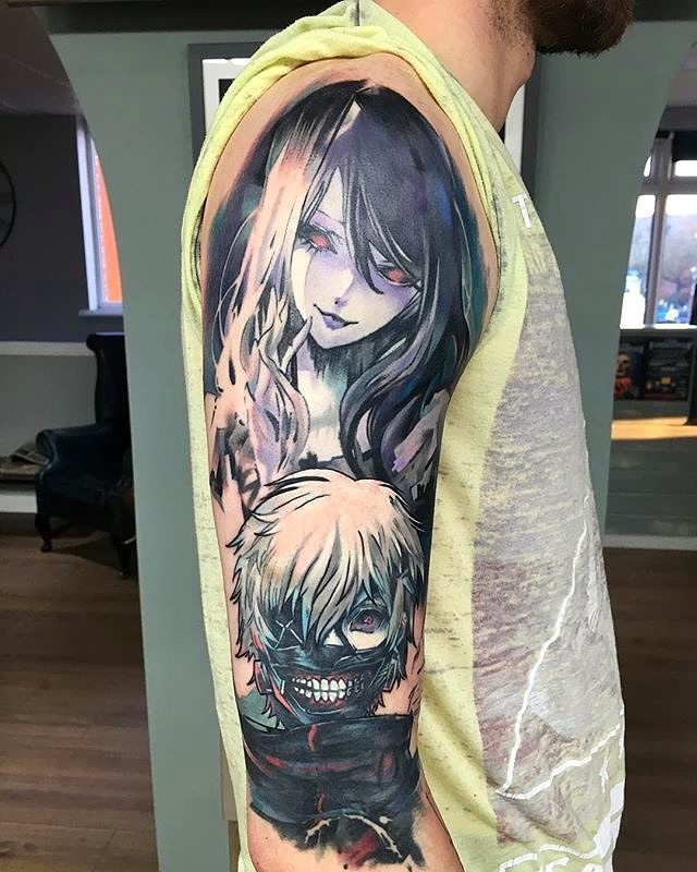 29 Tokyo Ghoul Tattoo Ideas 2025 – Kaneki Designs, Juuzou Ink, Centipede Tattoos, &#038; Spider Lily Florals