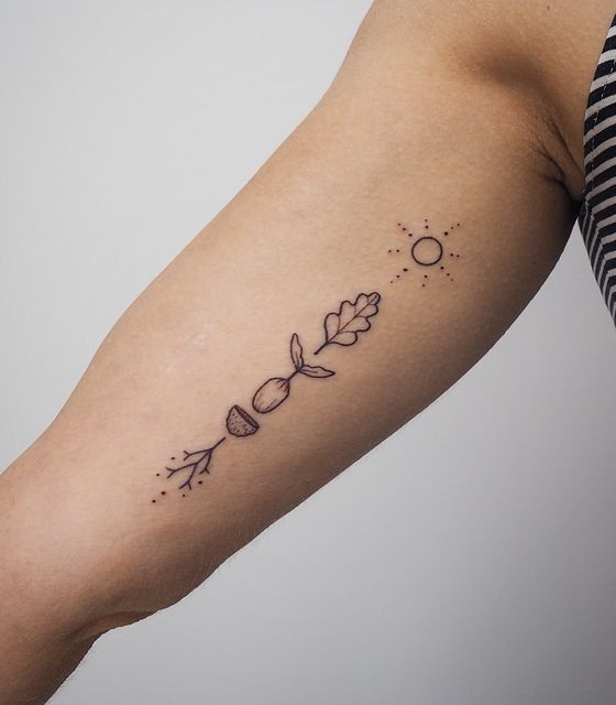 27 Leaf Tattoos 2025 Designs for Guys &#038; Girls – Fine line, Sleeve, Under breast &#038; Autumn ink Concepts